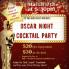 Oscars event flyer