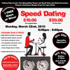 Speed dating event flyer