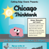Think tank event flyer